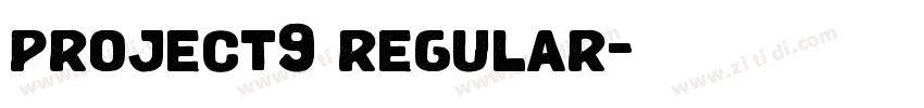 project9 regular字体转换 project9 regular字体转换